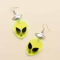Acrylic Transparent Alien Earrings Wholesale Jewelry Nihaojewelry main image 1