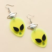 Acrylic Transparent Alien Earrings Wholesale Jewelry Nihaojewelry main image 5