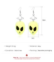 Acrylic Transparent Alien Earrings Wholesale Jewelry Nihaojewelry main image 6