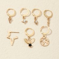 Wholesale Fashion Irregular Single Ear Earrings Set Nihaojewelry main image 3