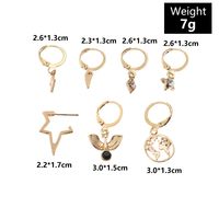 Wholesale Fashion Irregular Single Ear Earrings Set Nihaojewelry main image 7