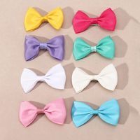 Wholesale Fashion Colorful Bow Children's Duckbill Clip Nihaojewelry sku image 1