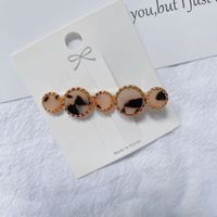 Wholesale Korean Acetic Acid Circle Word Clip Girl Side Clip Clip Headdress sku image 2