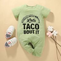 Wholesale Baby Letters Multicolor One-piece Romper Nihaojewelry main image 3