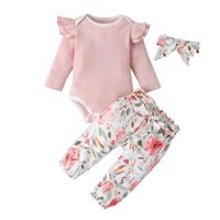 Wholesale Baby Pullover Printed Trouser Suit Nihaojewelry main image 6