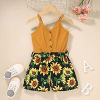 Wholesale Children's Summer Suspenders Printed Jumpsuits Nihaojewelry main image 2