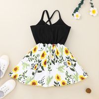 Children's Dress Summer New Floral Dress Girls European And American Spot Suspender Dress Foreign Trade Multi-color main image 4
