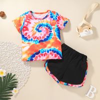 Wholesale Children's Camouflage Short-sleeved T-shirt Shorts Two-piece Nihaojewelry main image 1