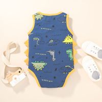 2021 Baby Clothes New Dinosaur Romper Jumpsuit Baby Cartoon Vest Jumpsuit Summer Clothing main image 6