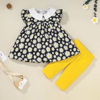 Wholesale Children's Printed Dots Pullover Trousers Two-piece Nihaojewelry main image 1