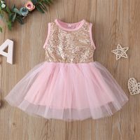 Children's Net Yarn Sleeveless Dress Wholesale Nihaojewelry main image 1