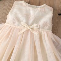 Bows Decor Woven Vest Children Skirt Dress Wholesale Nihaojewelry main image 3