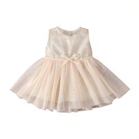Bows Decor Woven Vest Children Skirt Dress Wholesale Nihaojewelry main image 6