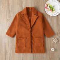 Children's Long-sleeved Suit Collar Woolen Coat Wholesale Nihaojewelry main image 1