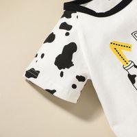 Wholesale Baby Cow Dot Letter Romper Nihaojewelry main image 6