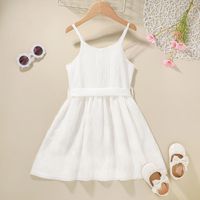تنورة الأميرة البيضاء 2021 فستان حبال أزياء فتاة الصيف الجديد main image 3
