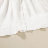 Robe Blanche Pour Enfants À Bretelles De Mode En Gros Nihaojewelry main image 6