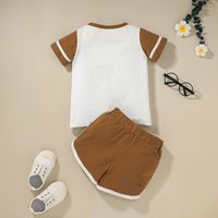 Wholesale Children's Letters Pullover Short-sleeved Shorts Suit Nihaojewelry main image 3