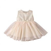 Bows Decor Woven Vest Children Skirt Dress Wholesale Nihaojewelry sku image 1