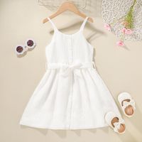 Fashion Suspender Children's White Dress Wholesale Nihaojewelry sku image 1