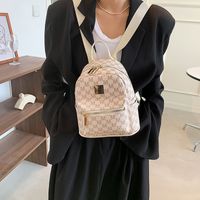 Fashion Minimalist Preppy Style Backpack Travel Simple Western Style Girl's Backpack 2021 New Summer Little Fresh Ins sku image 3