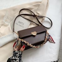 Heart Buckle Single Shoulder Messenger Portable Bag Wholesale Nihaojewelry sku image 3