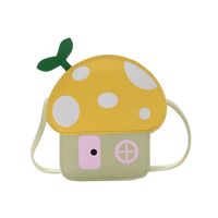 Children's Cute Mushroom Pu Diagonal Bag Wholesale Nihaojewelry sku image 3