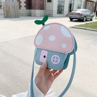 Children's Cute Mushroom Pu Diagonal Bag Wholesale Nihaojewelry main image 2