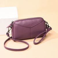 Wholesale Fashion Solid Color Clutch Shell Messenger Bag Nihaojewelry main image 6