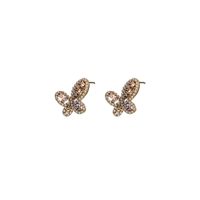 Wholesale Rhinestone Pearl Butterfly Earrings Nihaojewelry main image 6