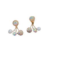 Vente En Gros Boucles D&#39;oreilles Rétro En Perles De Strass Colorées Nihaojewelry main image 6