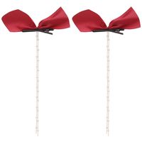 Pearl Tassel Flannel Bow Hairpin 2 Pieces Wholesale Jewelry Nihaojewelry main image 5