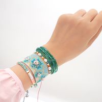 Weaving Daisy Pearl Miyuki Bead Multilayer Bracelet Set Wholesale Jewelry Nihaojewelry main image 1