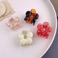 Korean Style Flower Acrylic Catch Clip Wholesale Jewelry Nihaojewelry main image 2