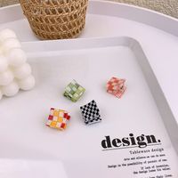 Checkerboard Hair Clip Wholesale Jewelry Nihaojewelry main image 3