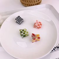 Checkerboard Hair Clip Wholesale Jewelry Nihaojewelry main image 5