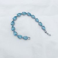 Crystal Inlaid Water Drop Bracelet Wholesale Jewelry Nihaojewelry main image 3