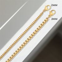 Stainless Steel 14K Gold Plated Plating U Shape Necklace main image 5