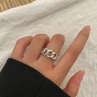 Retro Hollow Couple Index Finger Ring Wholesale Hello Jewelry main image 6