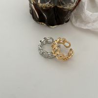 Retro Hollow Couple Index Finger Ring Wholesale Hello Jewelry main image 5