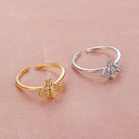 New Fashion Small Bee Creative Geometric Open Tail Ring Wholesale Nihaojewelry main image 3