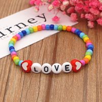 Acrylic Letter Glass Rice Bead Bracelet Wholesale Jewelry Nihaojewelry sku image 2