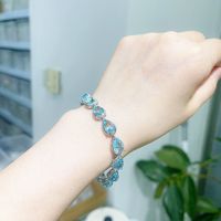 Crystal Inlaid Water Drop Bracelet Wholesale Jewelry Nihaojewelry sku image 1