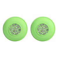 Wholesale Korean Geometric Emerald Green Acetate Plate Earrings Nihaojewelry sku image 1