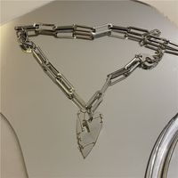 Wholesale Jewelry Hollow Heart Pendant Necklace Ring Earring Nihaojewelry sku image 3