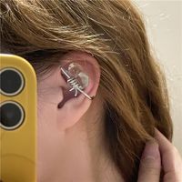 Wholesale Transparent Resin Red Heart Ear Bone Clip Nihaojewelry main image 3