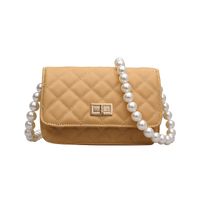 Wholesale Pearl Chain Lingge Messenger Bag Nihaojewelry sku image 2
