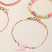 Nihaojewelry Mignon Papillon Coeur Riz Perle Bracelet Pour Enfants Bijoux En Gros main image 5