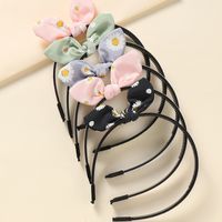 Nihaojewelry Korean Style Cute Rabbit Ears Fabric Children's Headband 5-piece Set Wholesale Jewelry main image 2