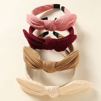 Wholesale Jewelry Solid Color Wide-brim Children's Headband Nihaojewelry main image 4